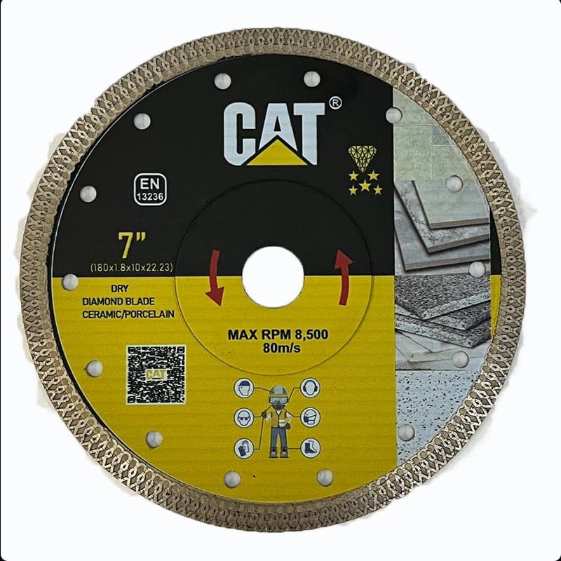 صفحه پرسلان بر سایز 180 میلی متر کت CAT