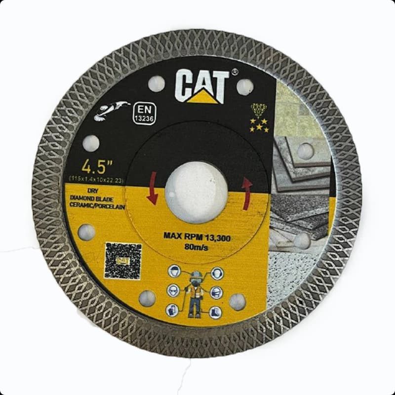 صفحه پرسلان بر سایز 115 میلی متر کت CAT