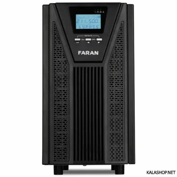 یو پی اس فاران مدل FARAN TITAN PRO MAX 10KS 240VDC باتری خارجی — تصویر ۶