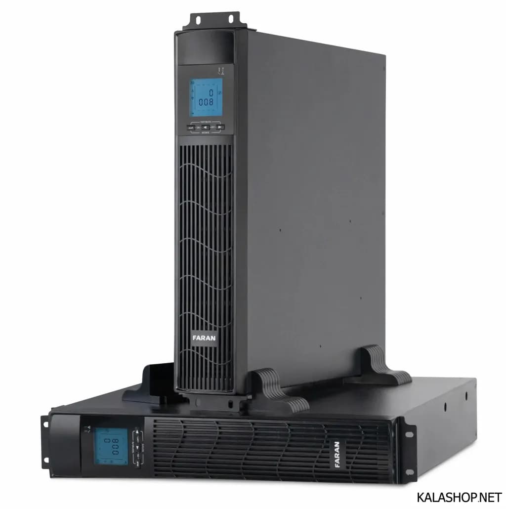 یو پی اس فاران مدل FARAN VIGOR RT 2K 4*9-48VDC باتری داخلی — تصویر ۳
