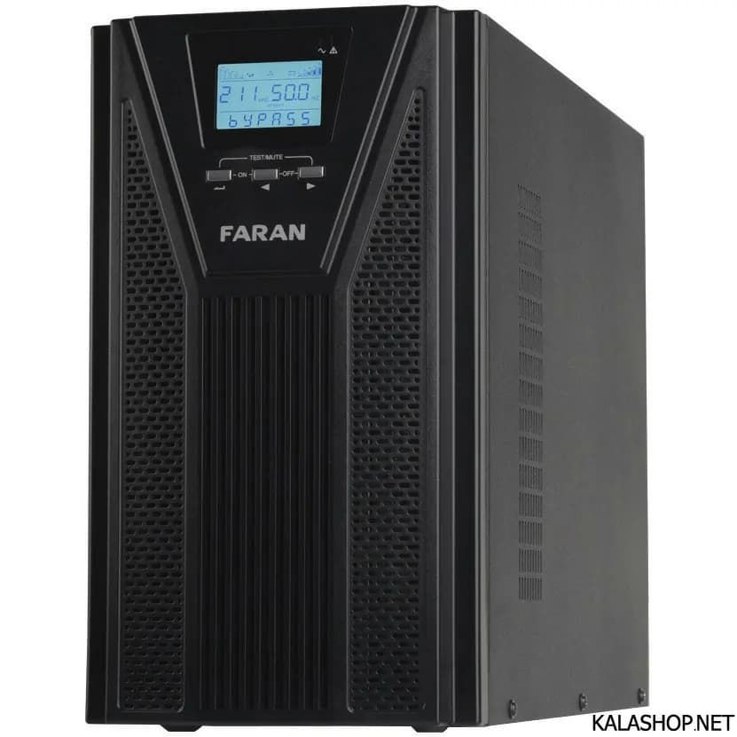 یو پی اس فاران مدل FARAN TITAN PLUS 2K 4*9-48VDC باتری داخلی — تصویر ۶
