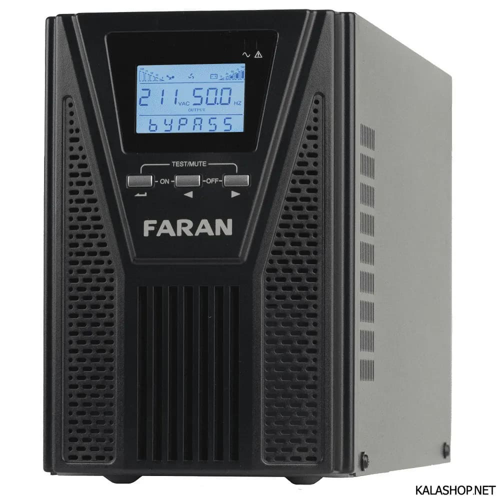 یو پی اس فاران مدل FARAN TITAN PLUS 1KS 36VDC باتری خارجی