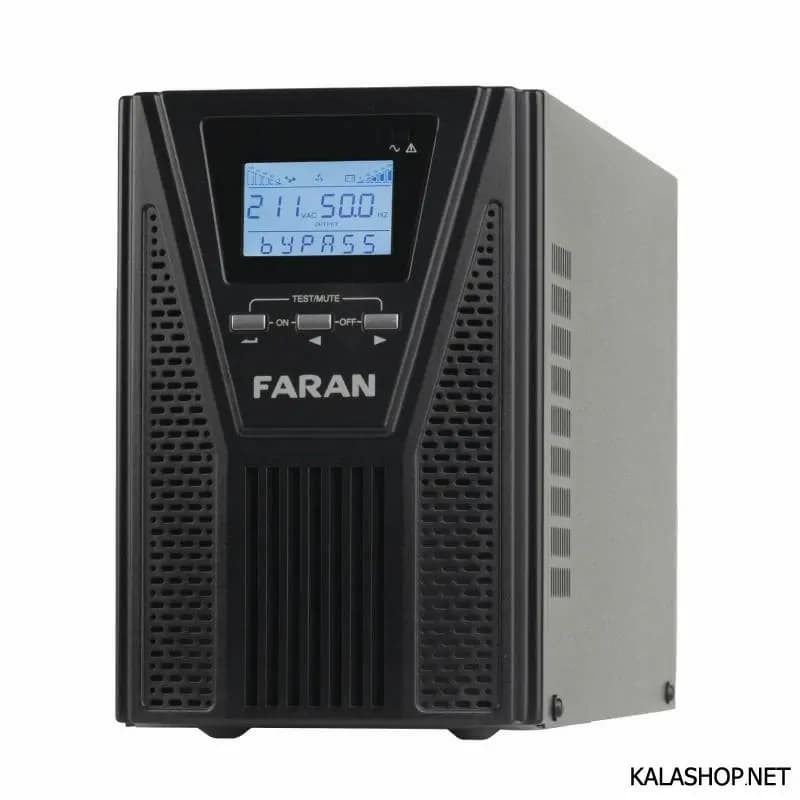 یو پی اس فاران مدل FARAN TITAN PLUS 1K 3*9-36VDC باتری داخلی