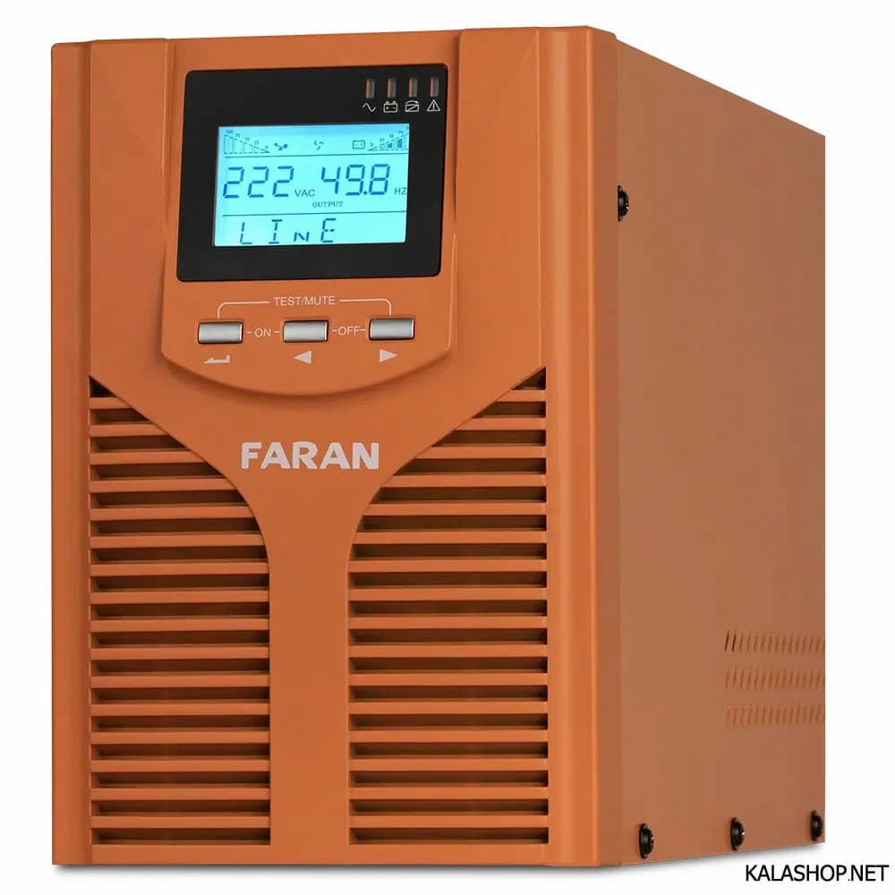 یو پی اس فاران مدل FARAN TRUST 2K 48VDC باتری خارجی — تصویر ۳