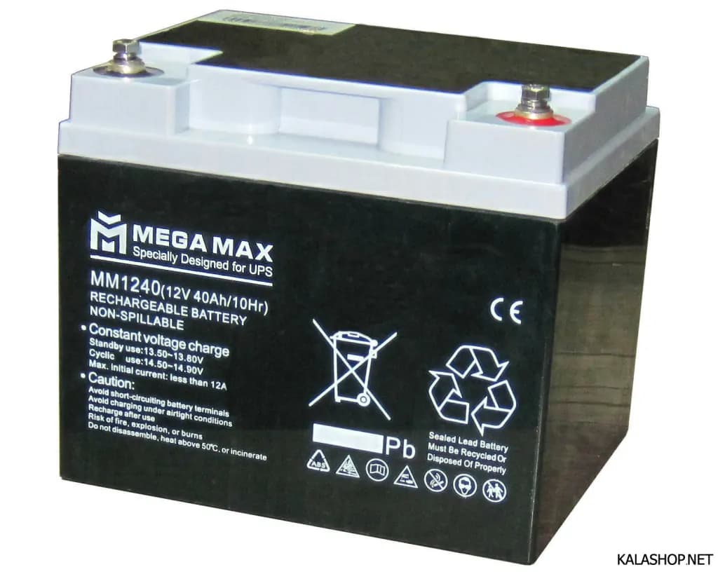 باتری یو پی اس مگامکس UPS BATTERY MEGAMAX 40AH