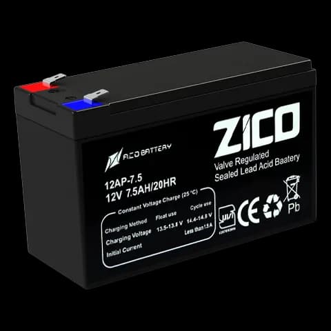 باتری یو پی اس 7.5 آمپر زیکو – UPS BATTERY ZICO 7.5A