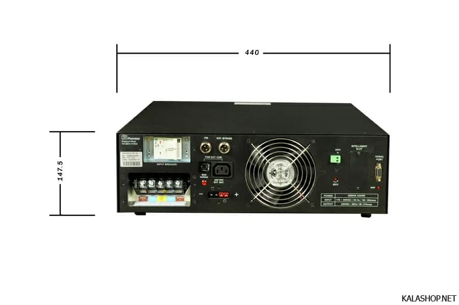 یو پی اس فاراتل Faratel SDC6000X-RT-3U — تصویر ۱۲
