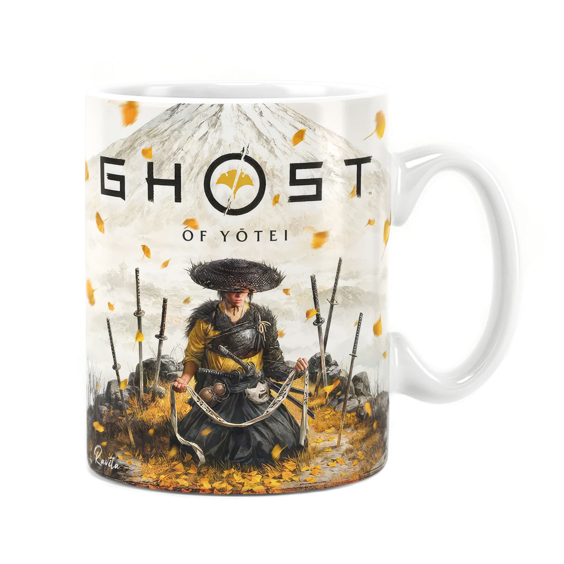 ماگ راویتا طرح آتسو شبح یوتِی – Atsu Ghost of Yōtei کد 3935