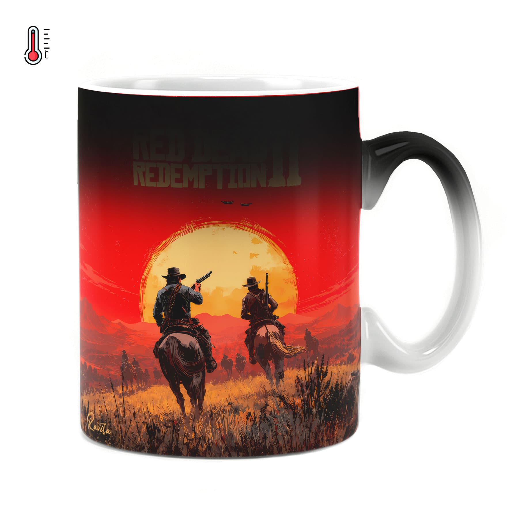 ماگ حرارتی راویتا طرح رد دد ردمپشن ۲ – Red Dead Redemption 2 کد 3933 — تصویر ۱۰