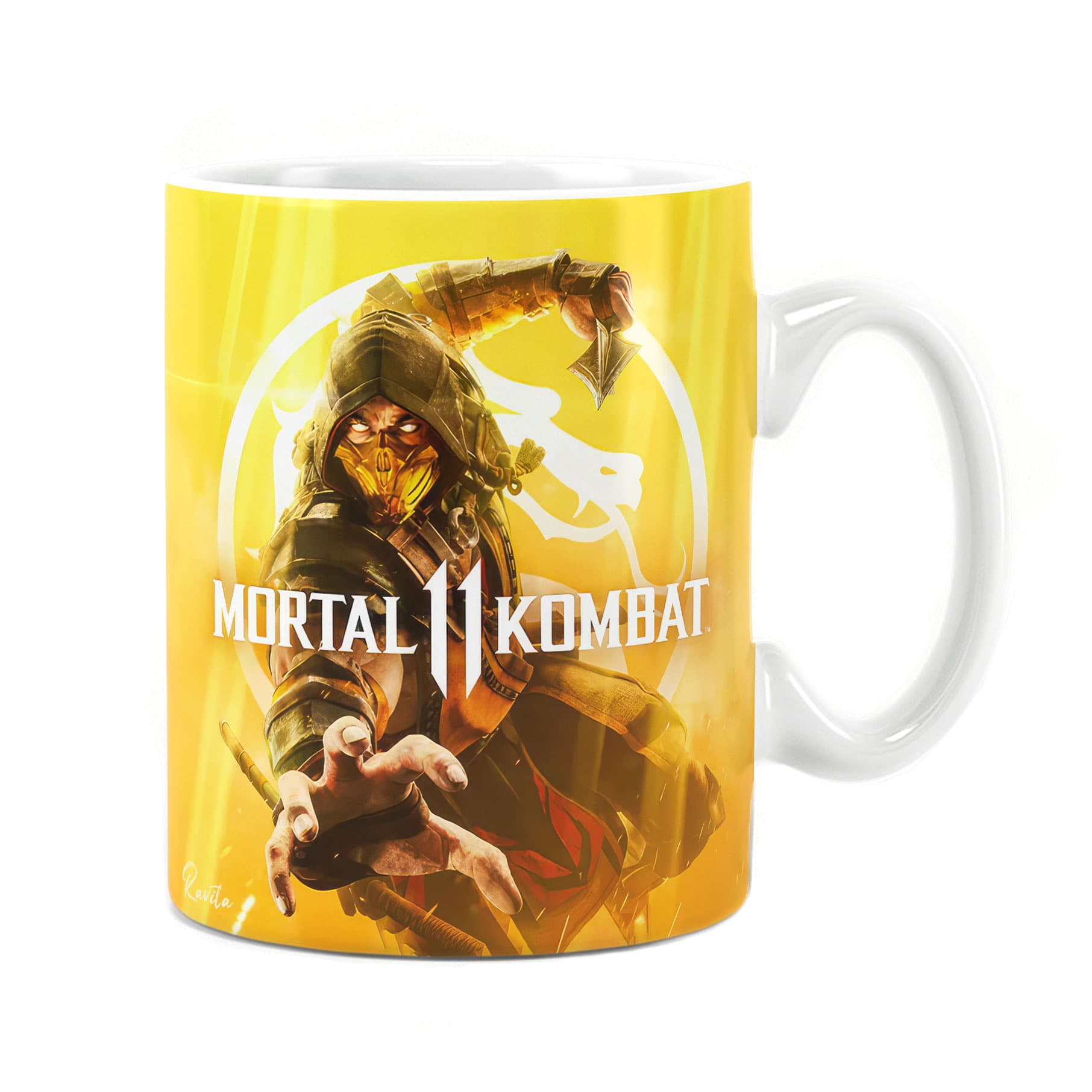 ماگ راویتا طرح اسکورپیون مورتال کامبت – Scorpion Mortal Kombat 11 کد 3921