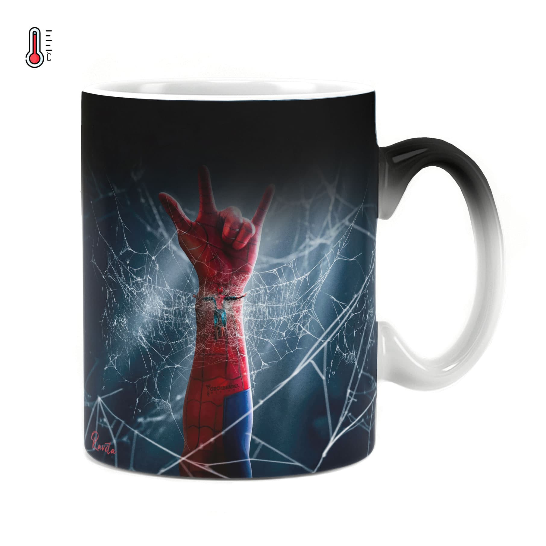 ماگ حرارتی راویتا طرح مرد عنکبوتی – Spider-Man کد 3909