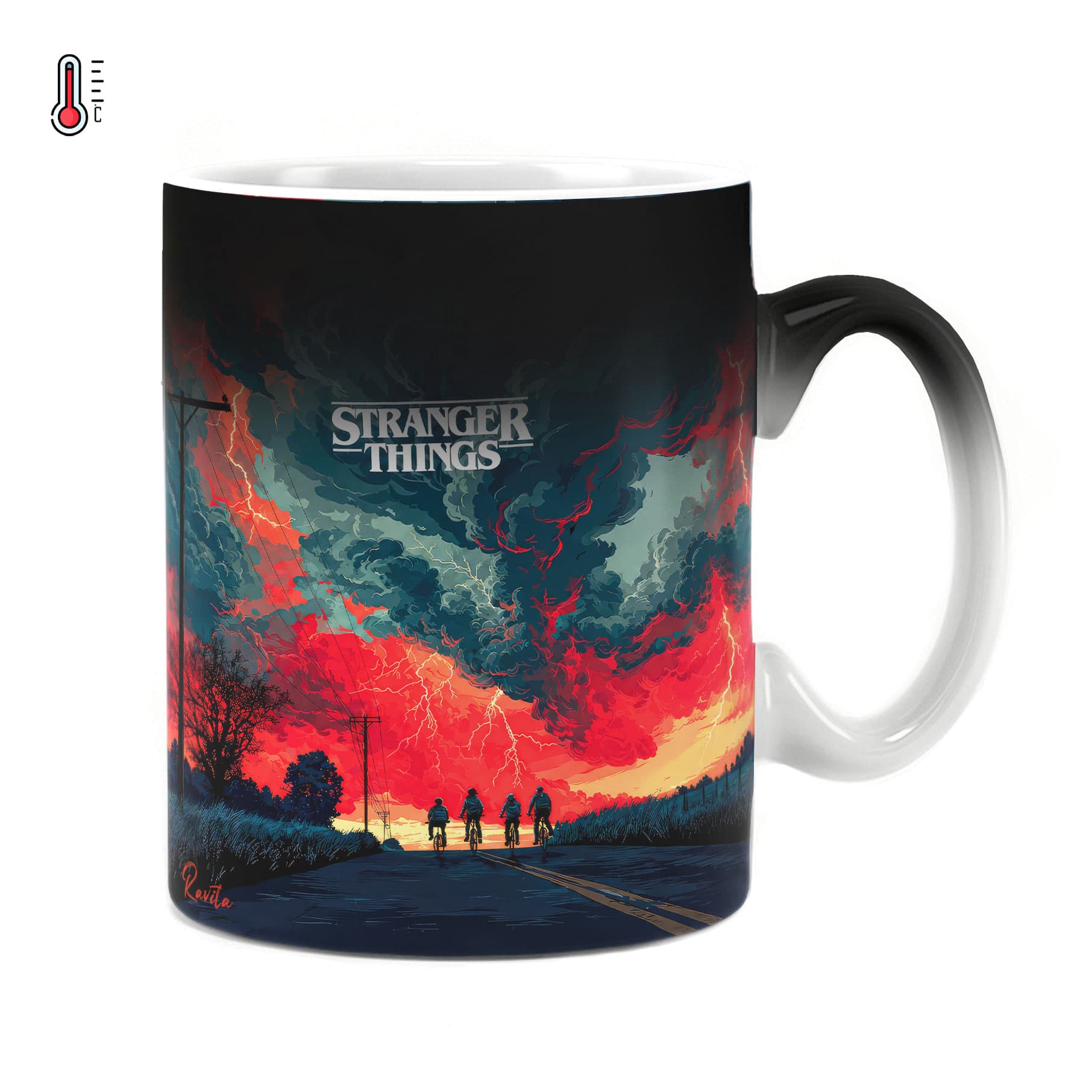 ماگ حرارتی راویتا طرح استرنجر تینگز- Stranger Things کد 3906