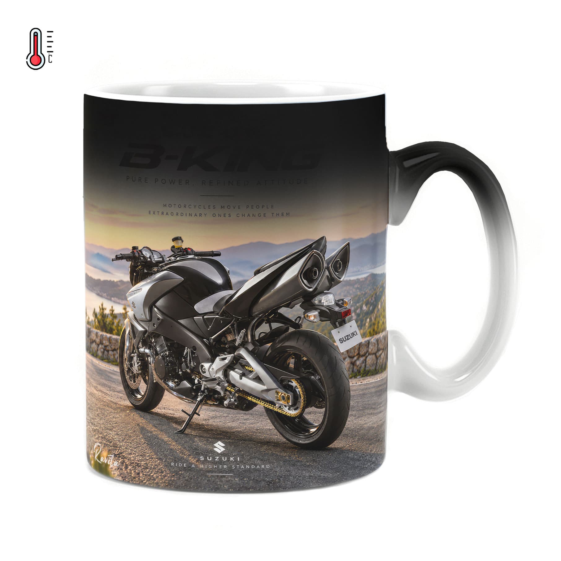 ماگ حرارتی راویتا طرح سوزوکی – Suzuki B-King کد 3871