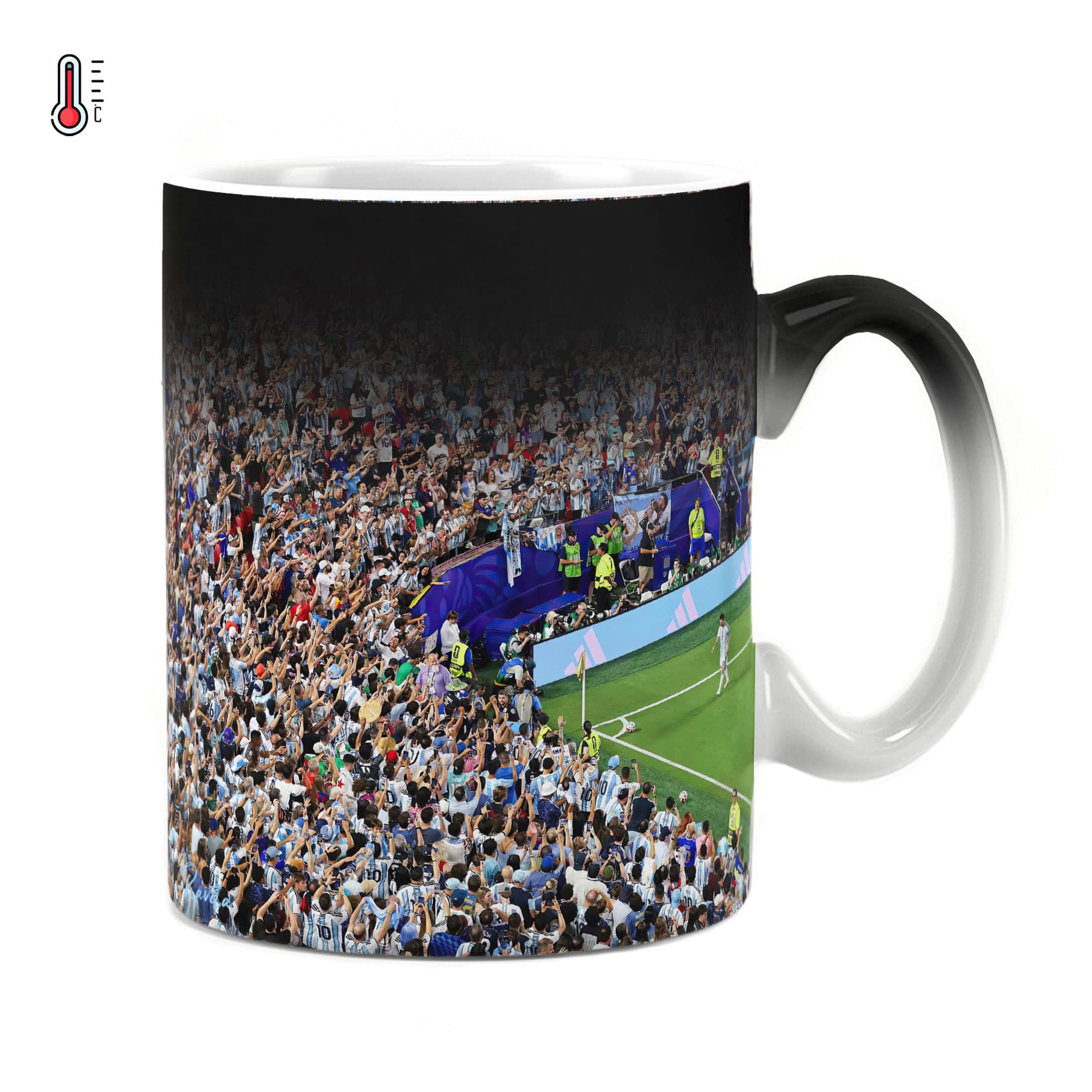 ماگ حرارتی راویتا طرح مسی و تماشاگران – Messi کد 3885