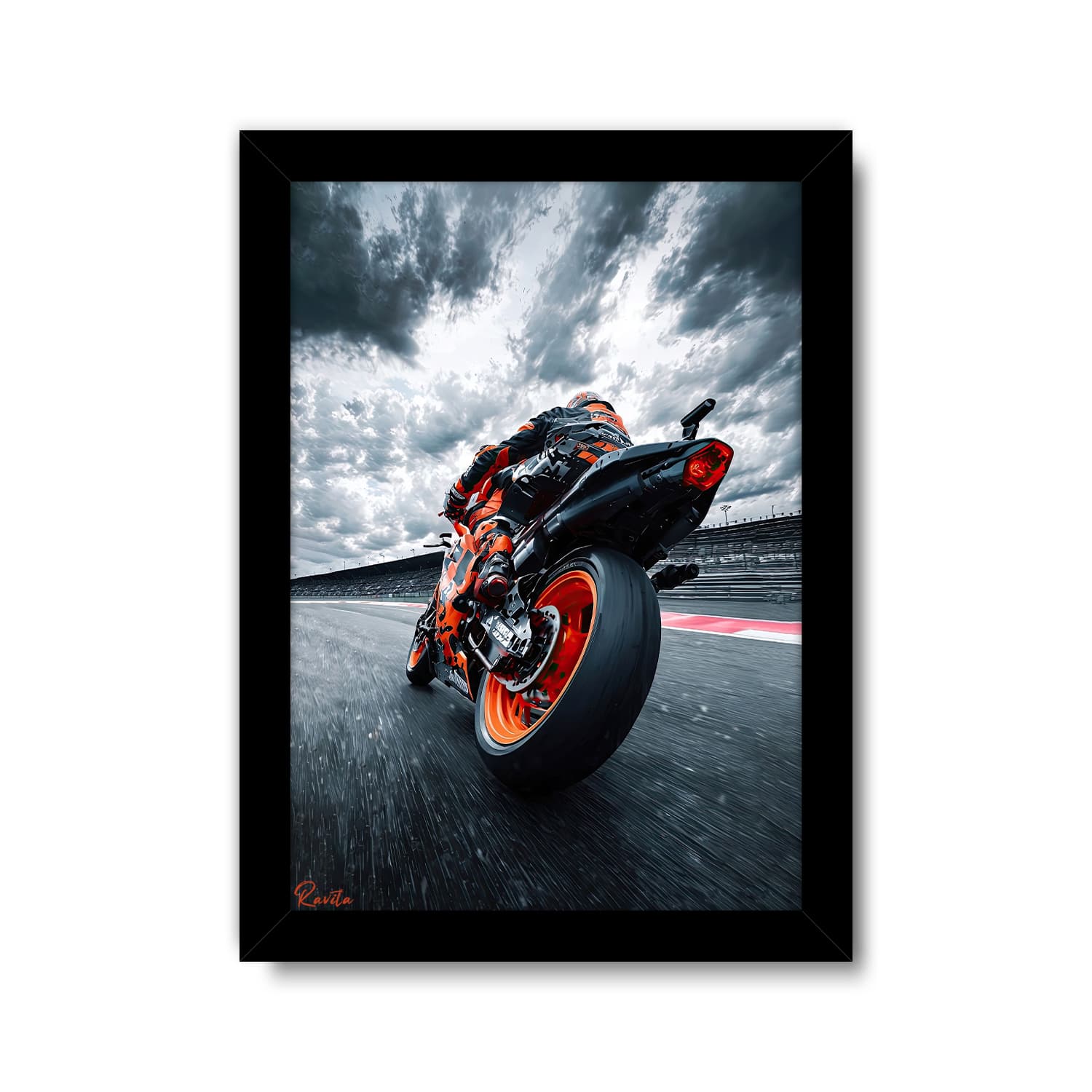 تابلو تکی راویتا طرح کی‌تی‌ام – KTM RC 390 کد 3883