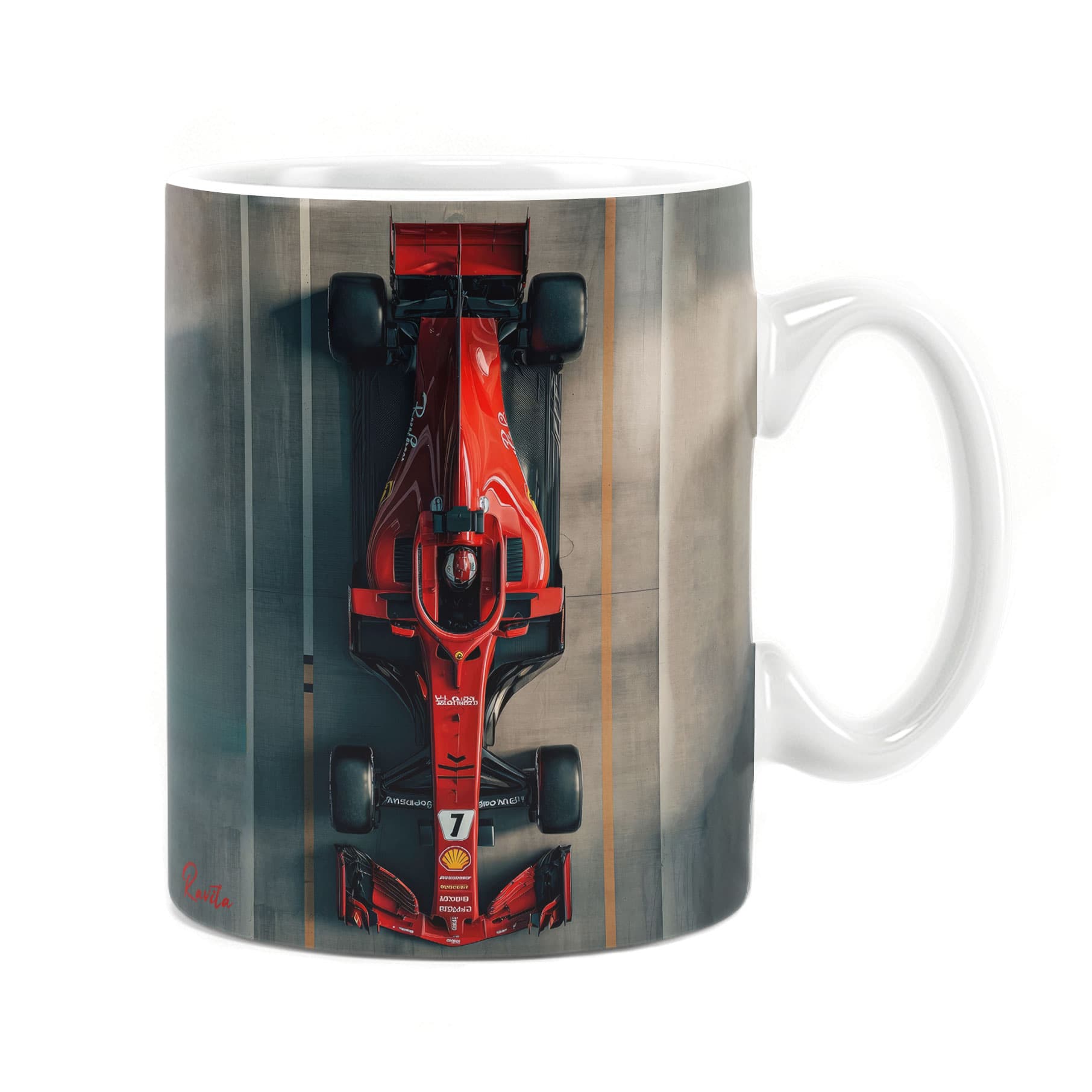 ماگ راویتا طرح فراری فرمول یک – Ferrari SF71H Formula 1 کد 3866