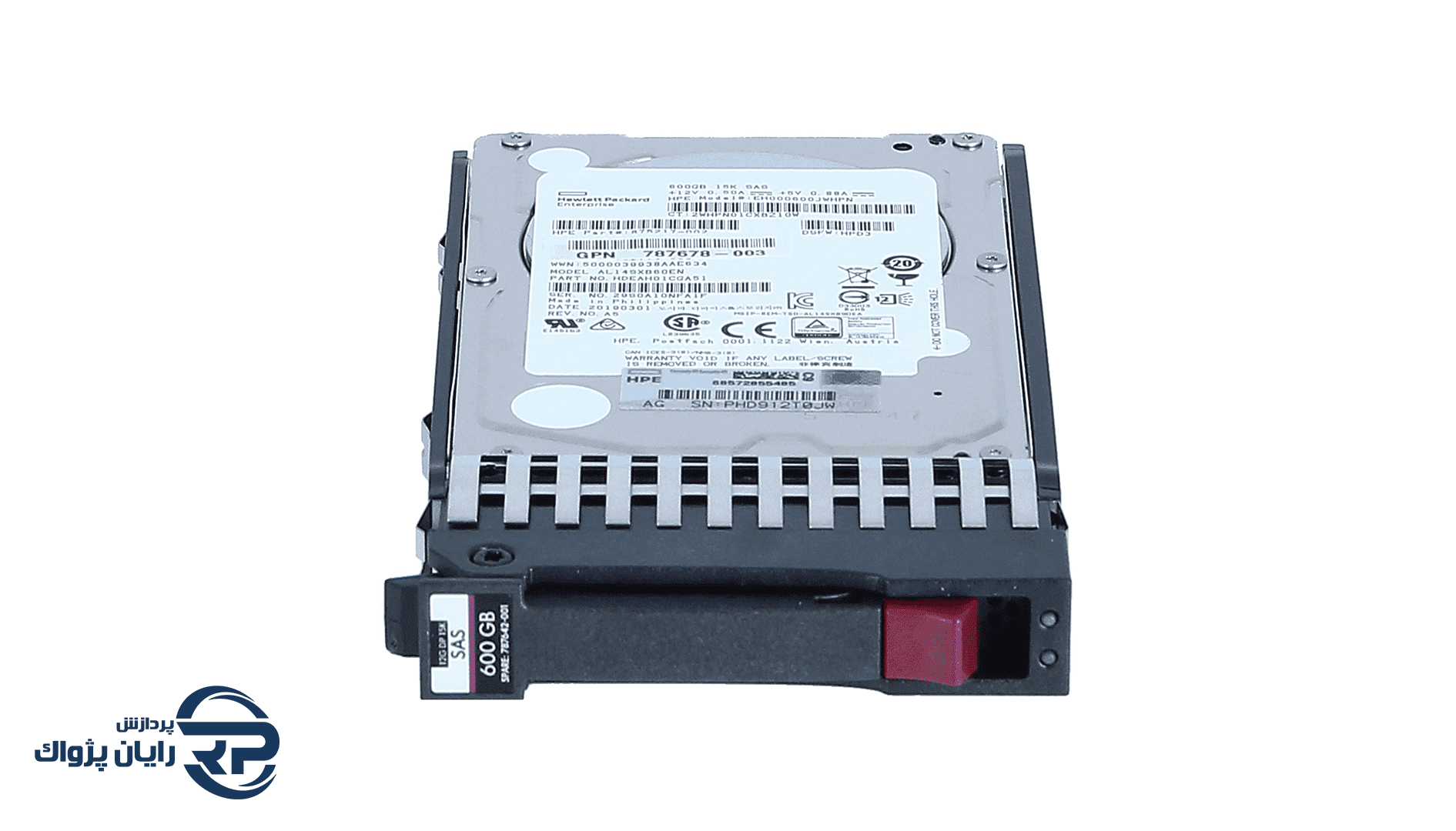 هارد استوریج HPE MSA 600GB 12G SAS 15K SFF Enterprise