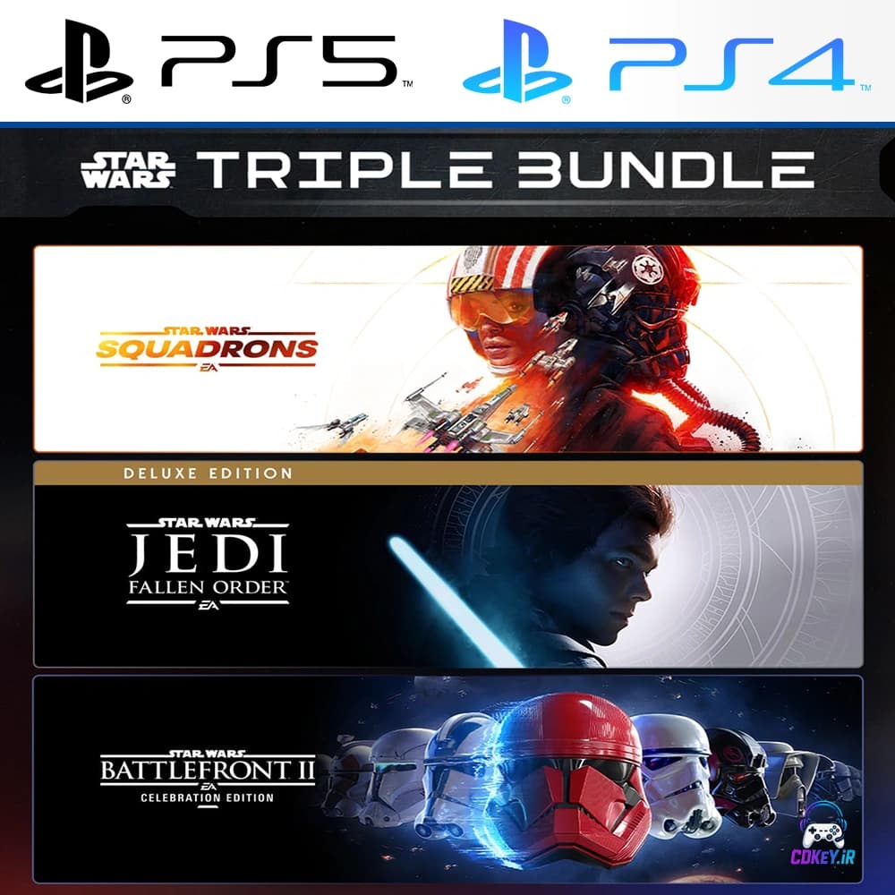 بازی EA Star Wars Triple Bundle پلی‌استیشن PS4 و PS5