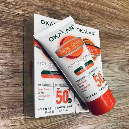 کرم ضد آفتاب اوکالان SPF50 — تصویر ۸
