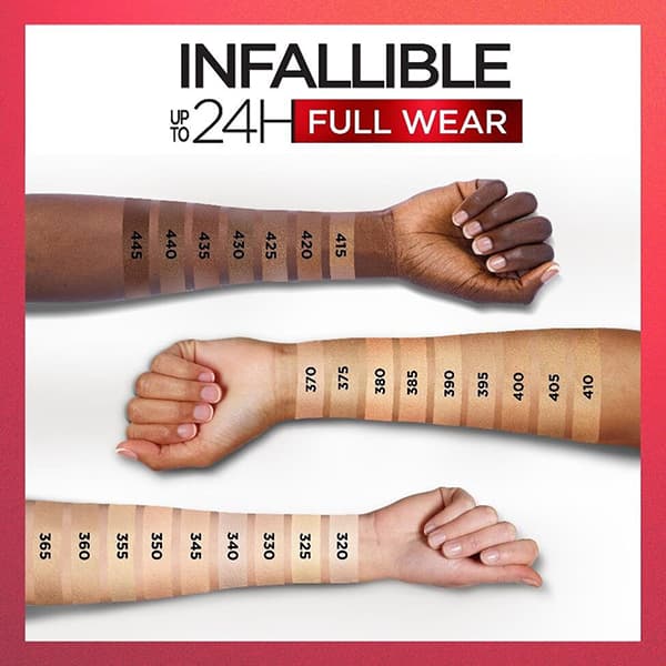 کانسیلر فول کاور 24 ساعته لورال Loreal مدل Infallible 24H شماره 327 — تصویر ۶