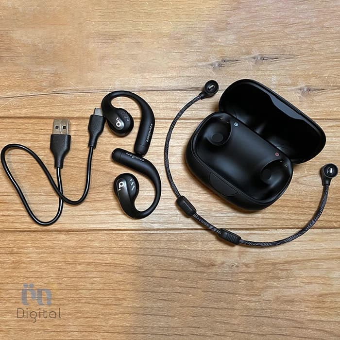 هندزفری بلوتوثی گوشباز انکر مدل AeroFit Pro A3871QCY — تصویر ۷