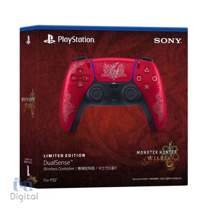 دسته بازی پلی استیشن ۵ مدل DualSense نسخه محدود Monster Hunter Wilds