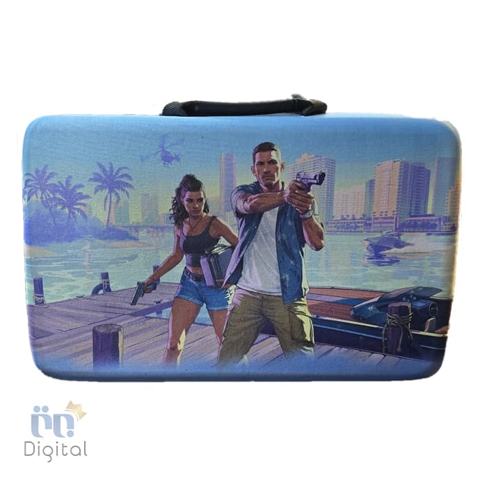 کیف حمل ۴ کاره مناسب برای کنسول PS5 Slim طرح GTA VI