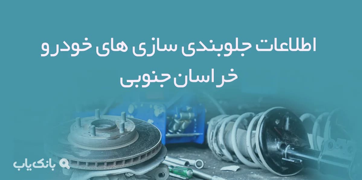 اطلاعات جلوبندی سازی های خودرو خراسان جنوبی