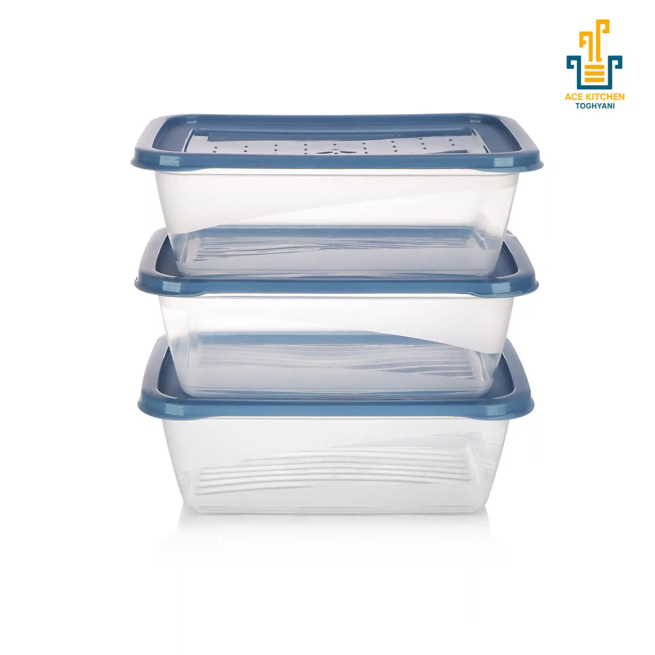 ظرف غذای دلژین 3 عددی — تصویر ۳