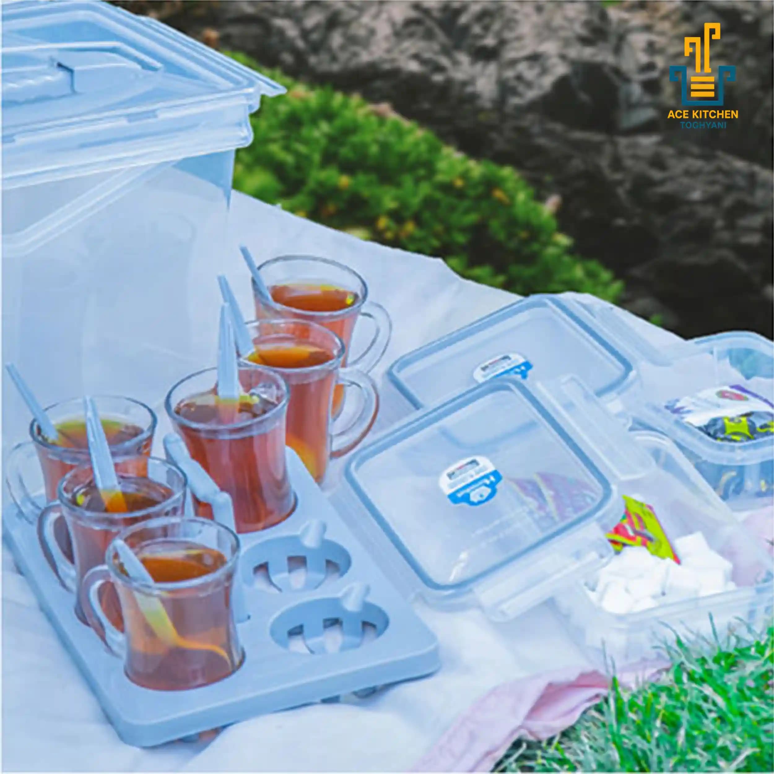 سرويس چای خوری دلنار 6 نفره هوم کت — تصویر ۷