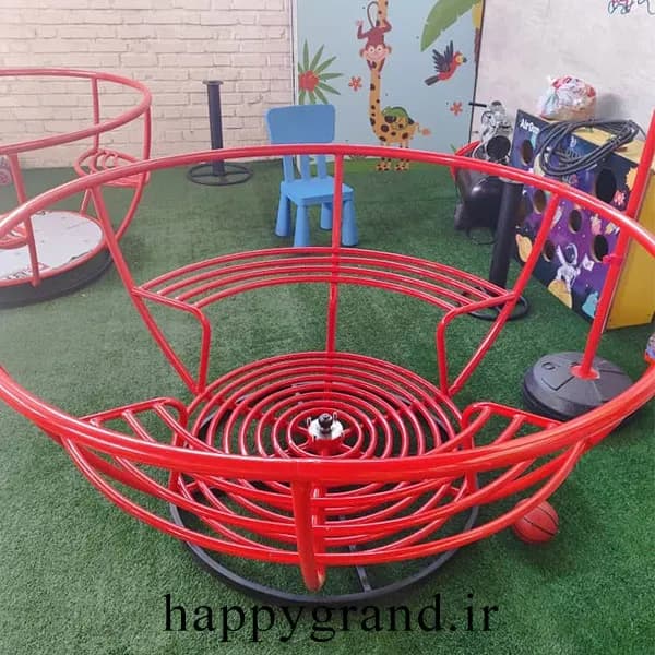 چرخ و فلک فلزی بشقابی — تصویر ۵