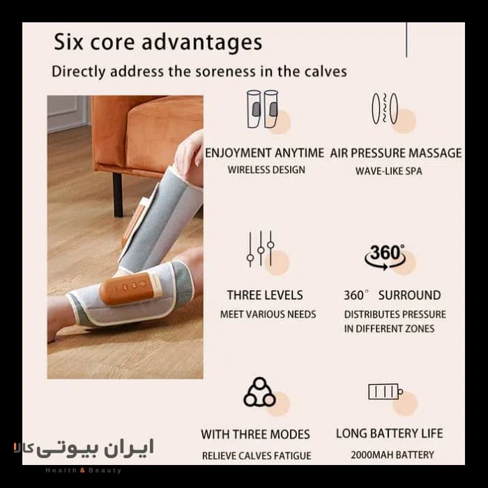 ماساژور ساق پا هژنگ مدل HZ-X6 — تصویر ۹