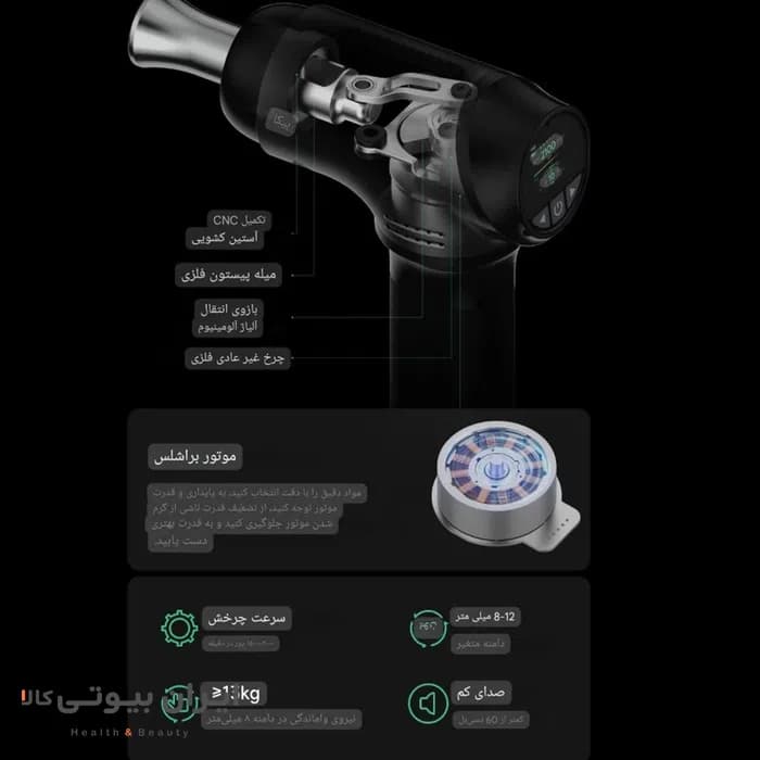 ماساژور برقی بیوکا مدل Ti Pro Max — تصویر ۳
