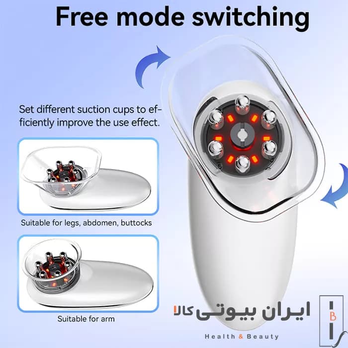 ماساژور لاغری و فرم‌دهنده صورت و بدن کارینا مدل AM-820 — تصویر ۵