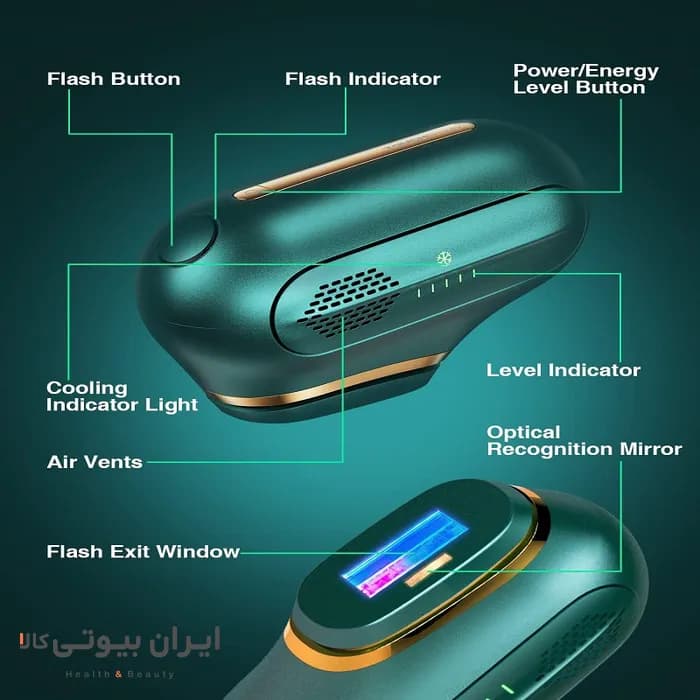 دستگاه لیزر موهای زائد بدن تاچ بیوتی مدل TB-2155 — تصویر ۶