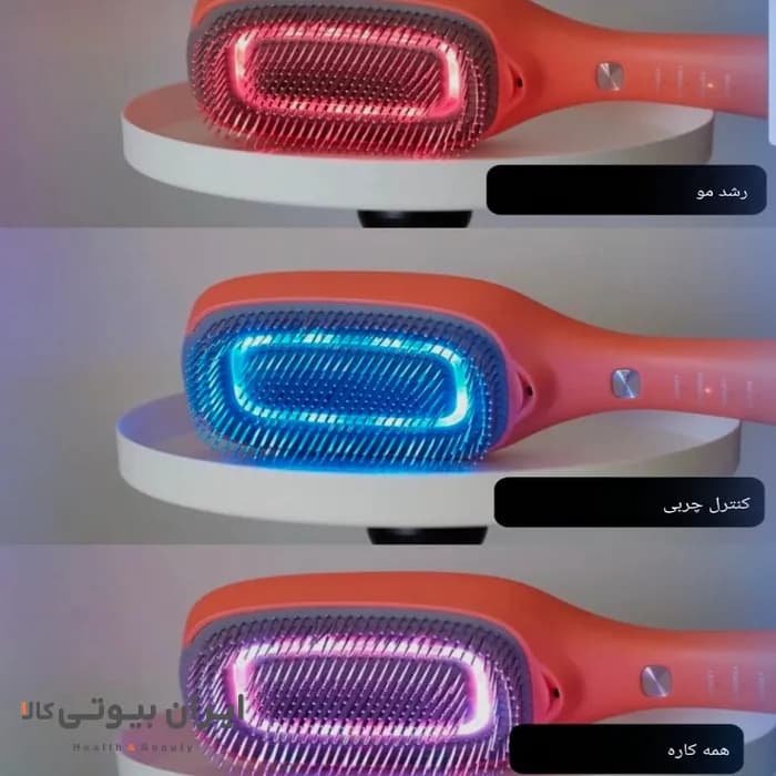 برس چند منظوره تاچ بیوتی مدل TB-2343 برای مراقبت کامل از پوست سر و مو — تصویر ۱۲