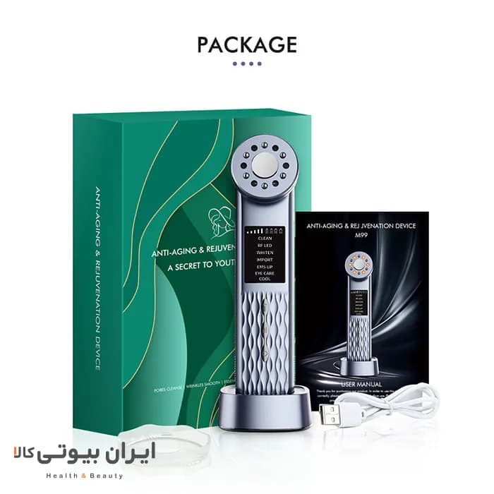 دستگاه جوانسازی و ضد پیری پوست کارینا مدل M99 — تصویر ۷