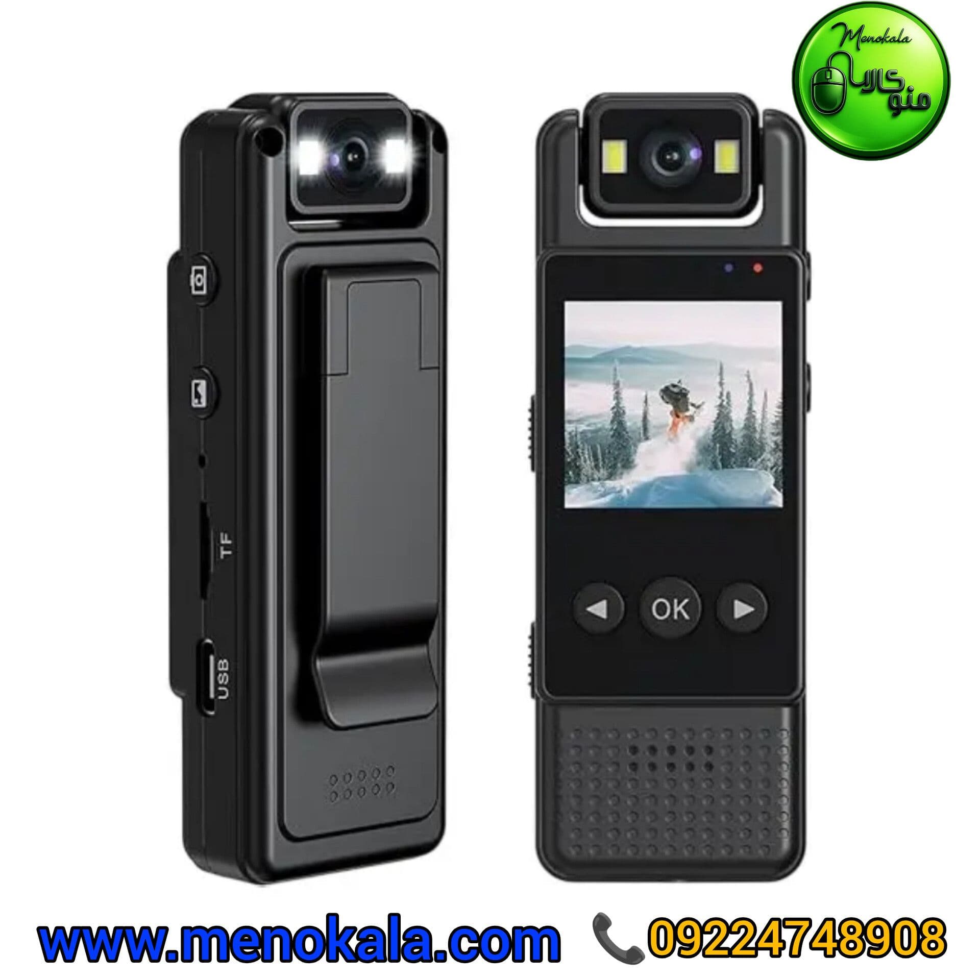 دوربین مینی L12 اصل 4K Body Camera با لرزشگیر و دید در شب M