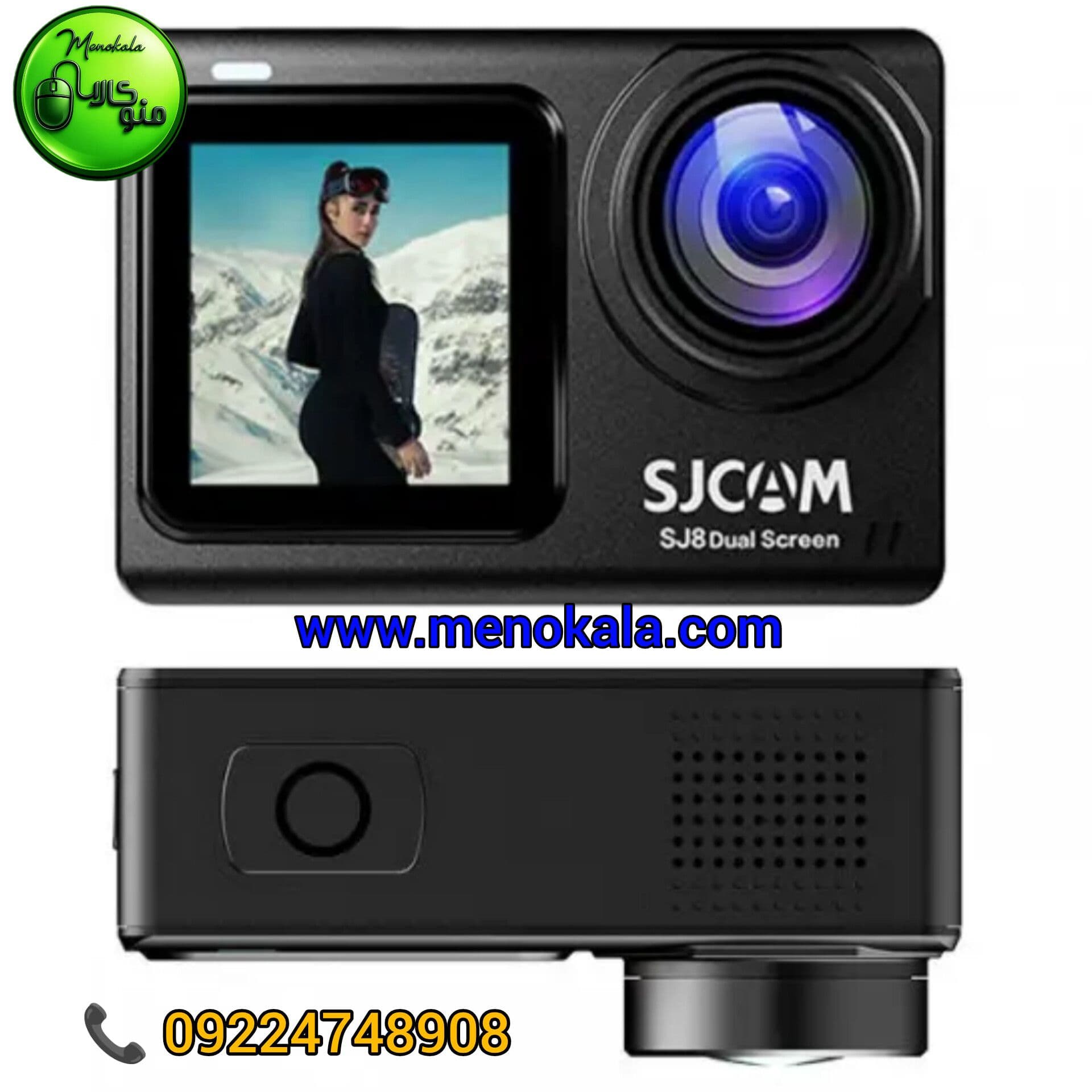دوربین ورزشی اصل SJCAM SJ8 Dual Screen؛ 4K، دو نمایشگر و ضد آب M — تصویر ۱۲