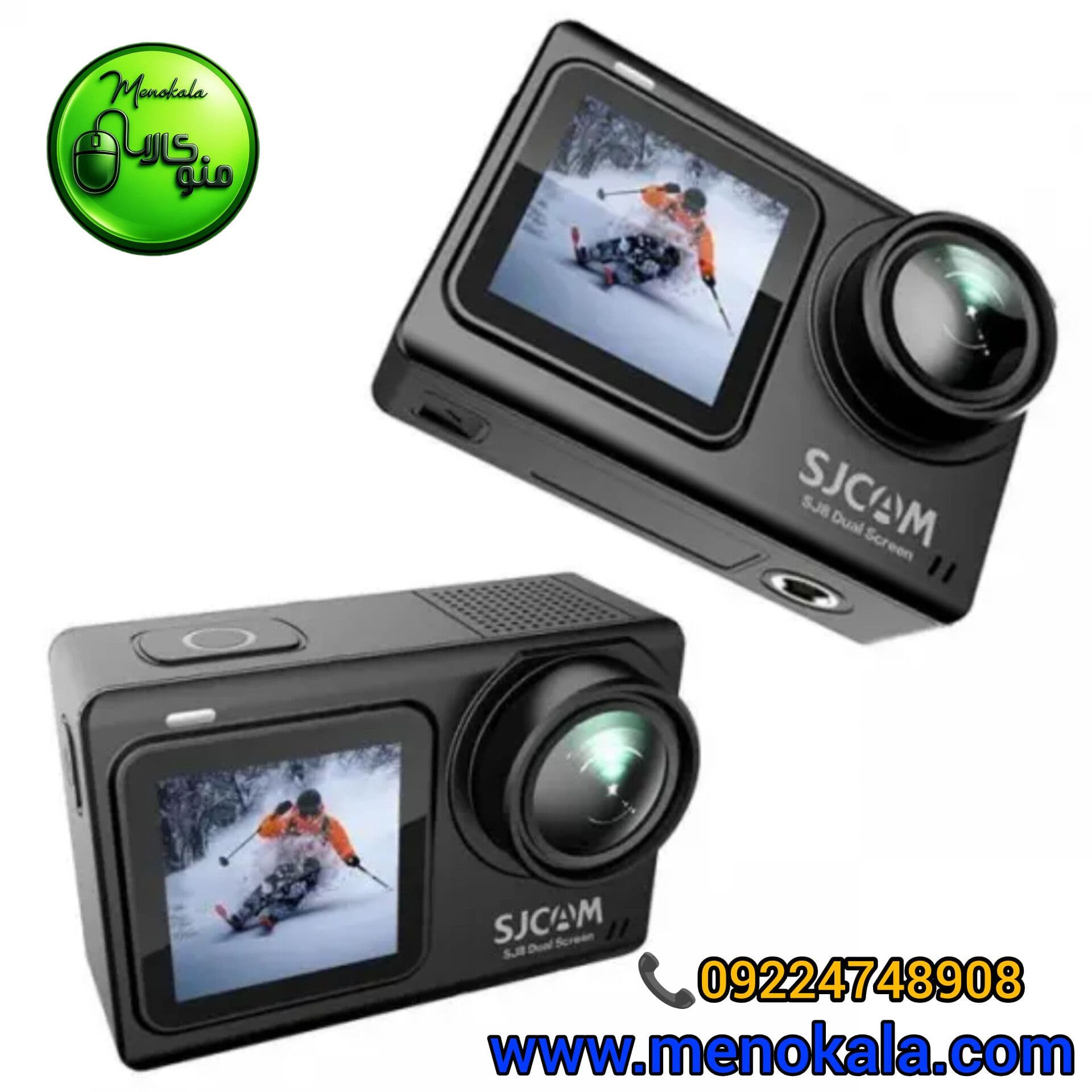 دوربین ورزشی اصل SJCAM SJ8 Dual Screen؛ 4K، دو نمایشگر و ضد آب M