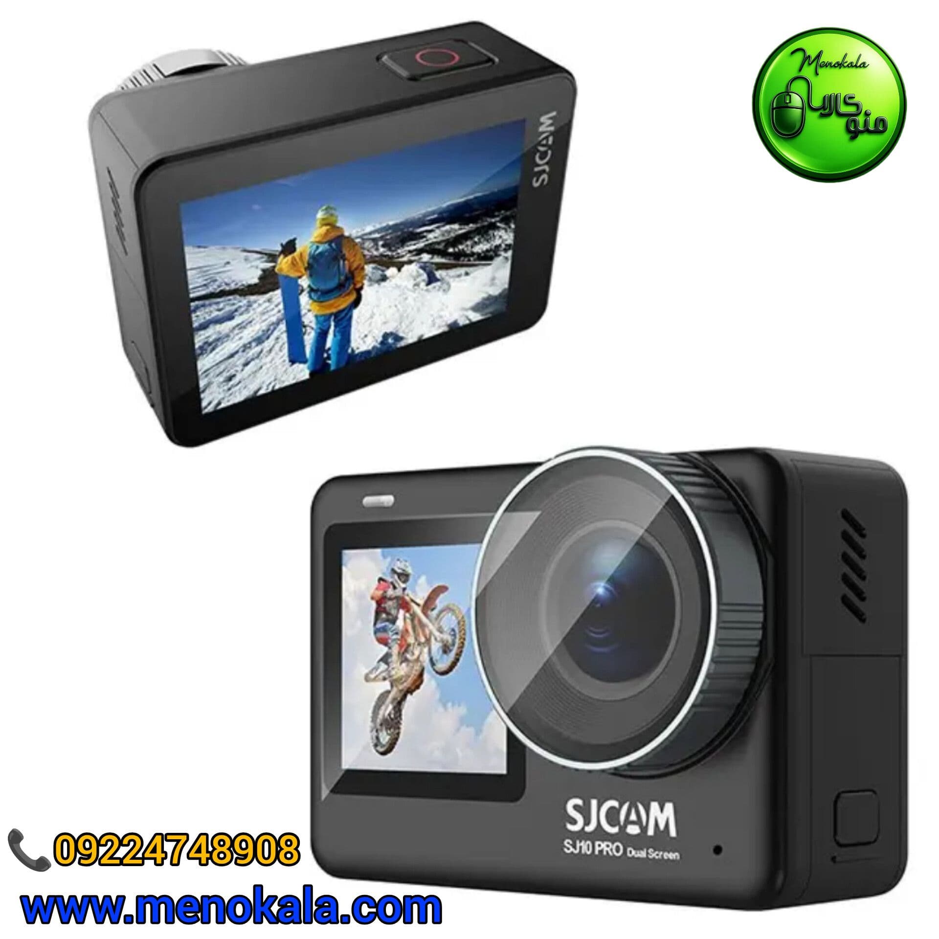 دوربین ورزشی اصل SJCAM SJ10 Pro Dual Screen؛ 4K ، دو نمایشگر M — تصویر ۱۰