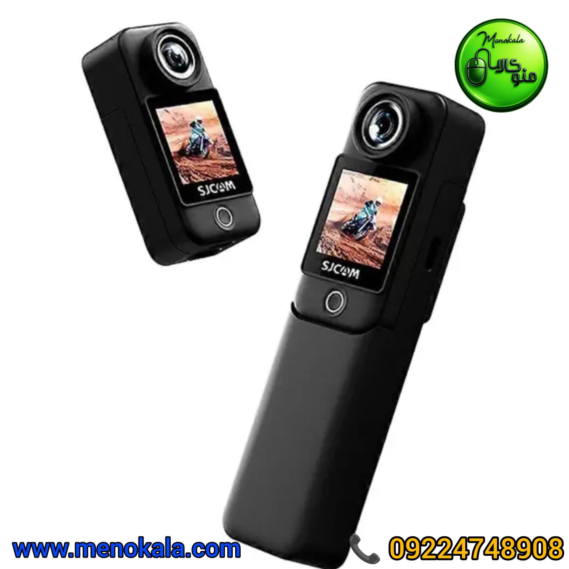 دوربین اکشن اصل SJCAM C300 با فیلمبرداری 4K و نمایشگر لمسی دوطرفه M