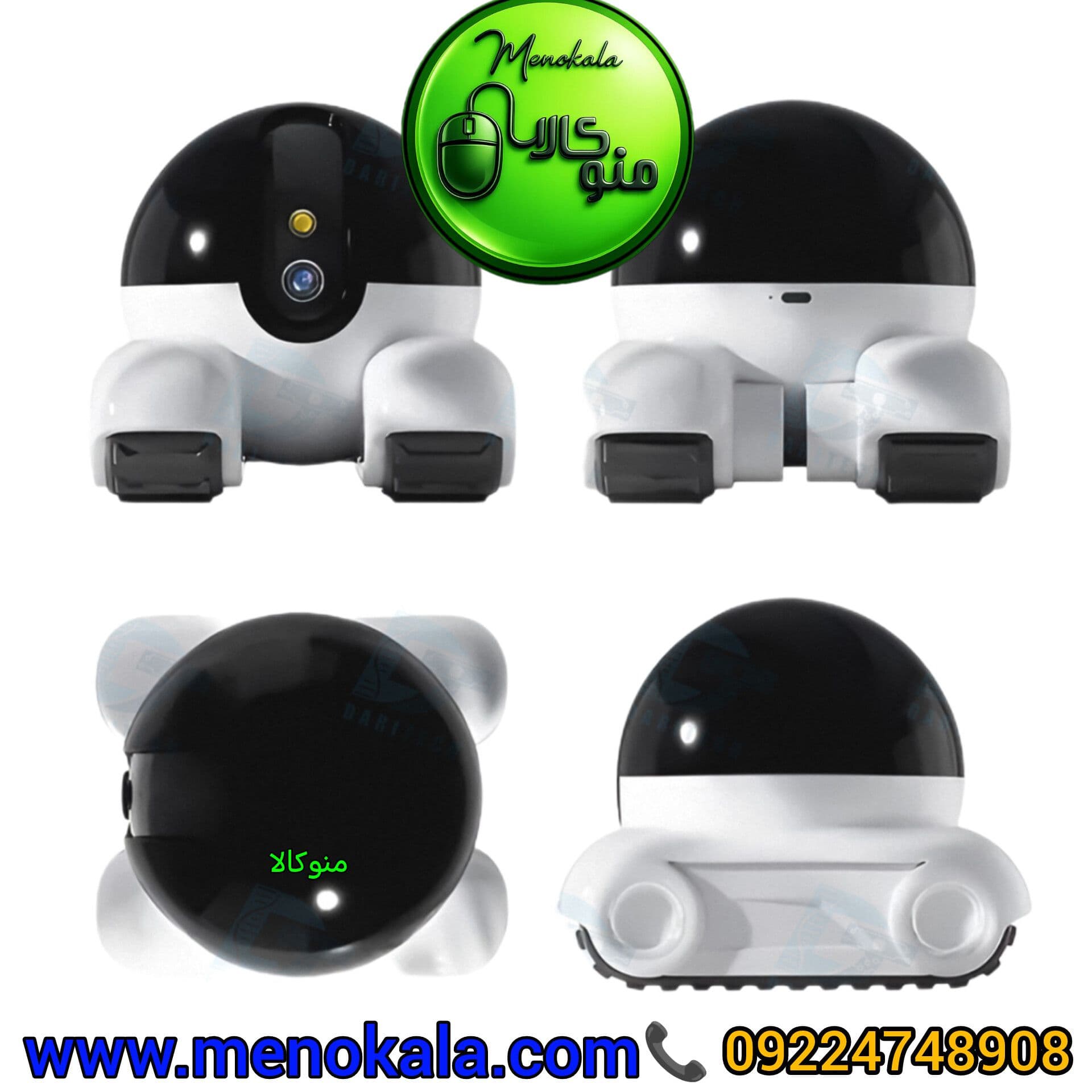 دوربین رباتیک مراقبت کودک اصل ROBOT CAM 2K سیمکارتی دو لنز V360 PRO
