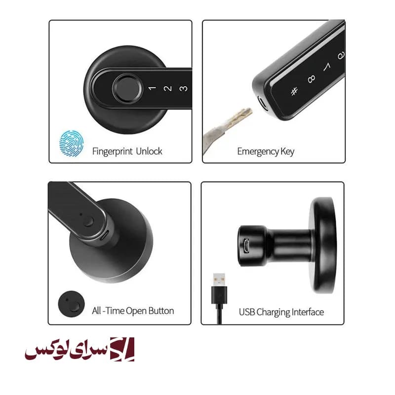 دستگیره اتاقی چیره مدل T01 — تصویر ۱۲