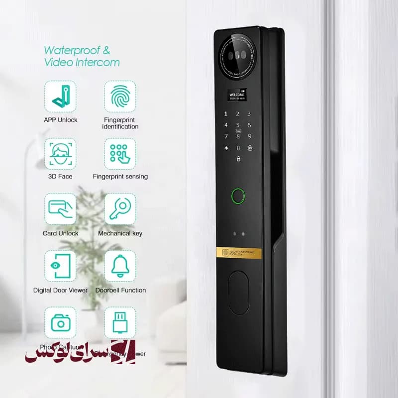 دستگیره هوشمند ضد آب چیره مدل P16 — تصویر ۷