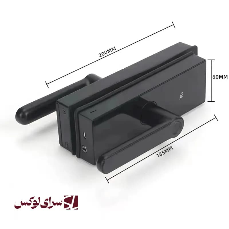 قفل هوشمند درب فرودگاهی شیشه ای — تصویر ۴