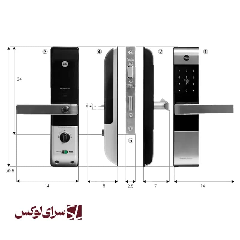 دستگیره هوشمند یال YDM3109 — تصویر ۸