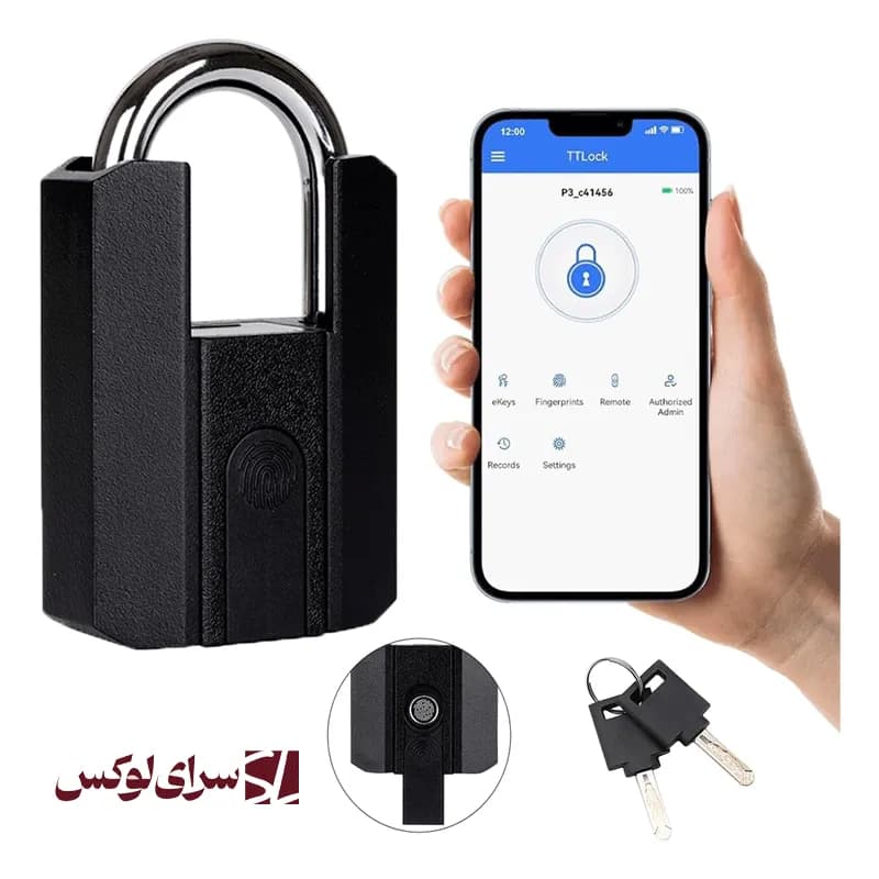 قفل آویز اثر انگشتی آیلاک مدل G — تصویر ۱۲