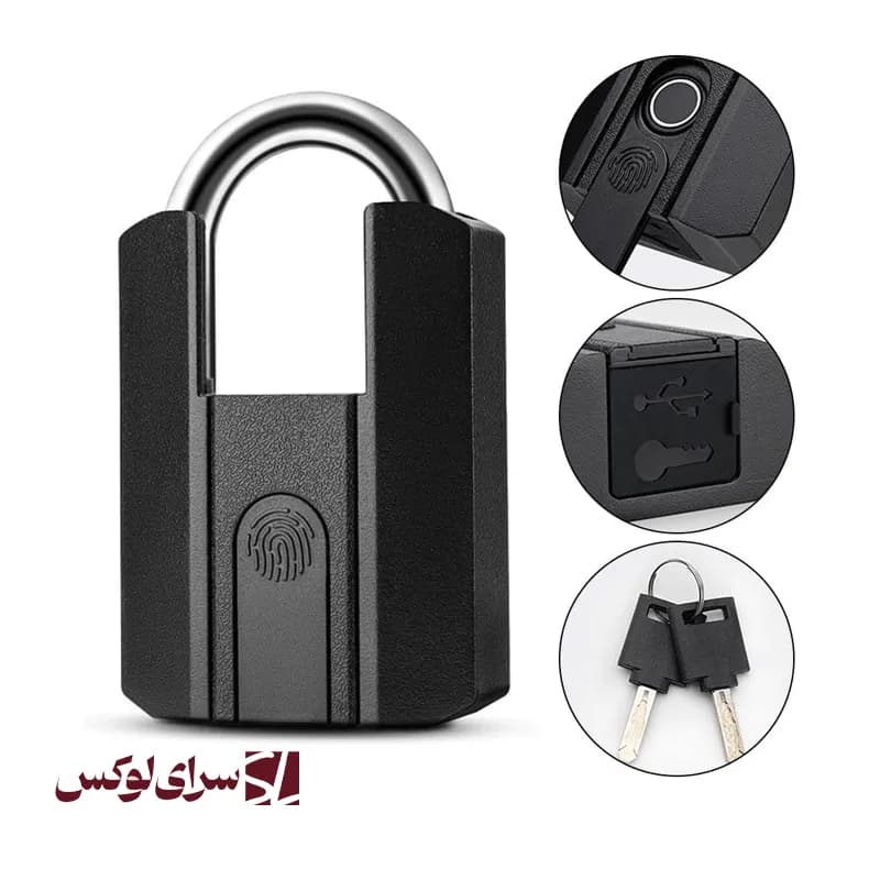قفل آویز اثر انگشتی آیلاک مدل G — تصویر ۳