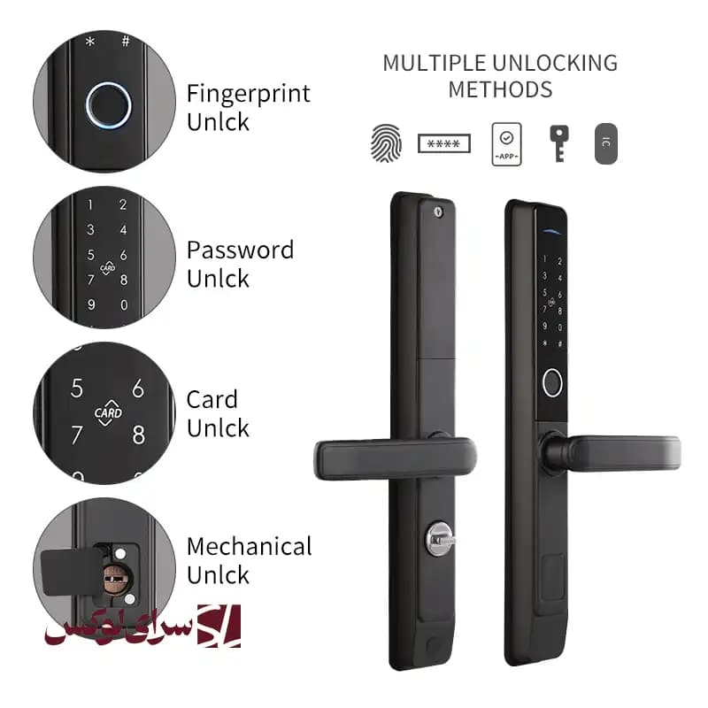 دستگیره دیجیتال UPVC آیلاک O3 — تصویر ۱۲